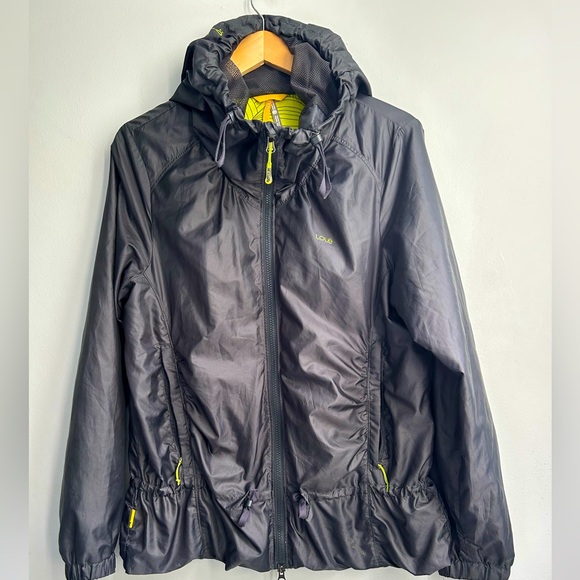 Lole Jackets & Blazers - LOLE womens size xl (14) lined full zip dark grey jacket